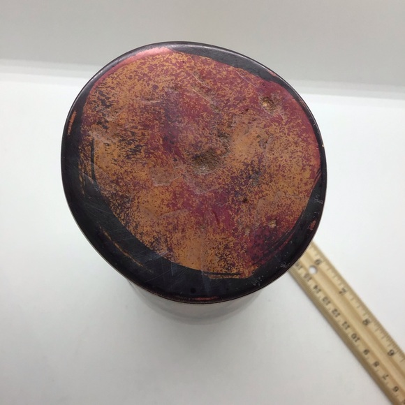 Vintage Hand Carved Soapstone African Vase Elephant Tree Nature - Picture 11 of 11